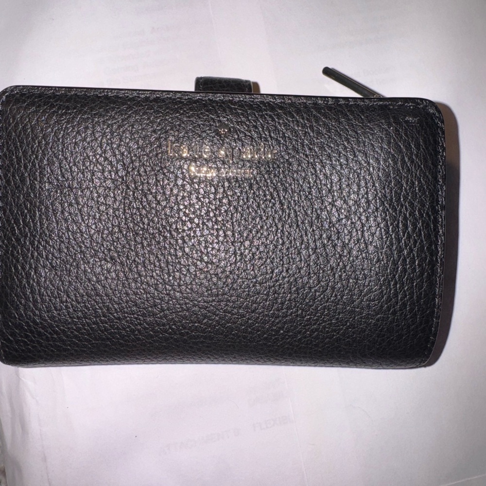 Kate Spade Textured Black Wallet